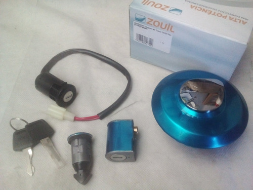 Kit Cerraduras Contacto Honda Cg 125 Fan Año 05-08 Brasil