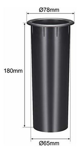 Tubo De Puerto De Altavoz Uxcell De 65 Mm X 180 Mm Para Subm