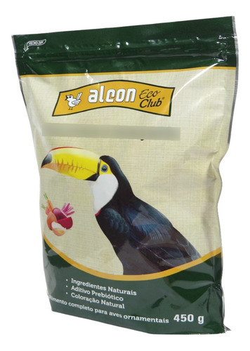 Alcon Eco Club Tucanos E Araçaris 450g Ração Para Aves