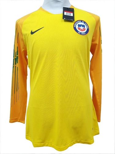 Camiseta Chile 2018/2020 Arquero Profesional Original Nike
