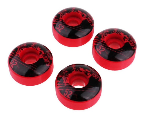 4pcs 100a 52x30mm Ruedas De Skate Ruedas De Skate Pu