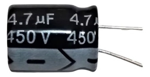 Imagem 4 de 6 de Capacitor Eletrolítico 4,7uf X 450v 105º - 50 Unidades