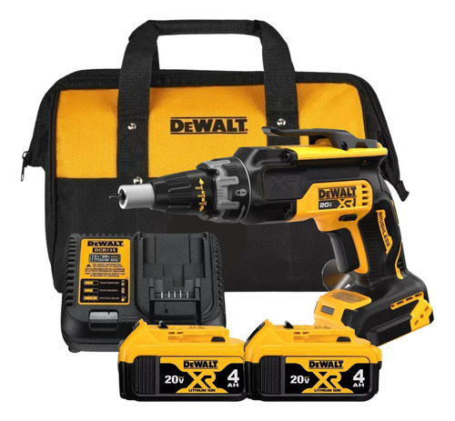 Parafusadeira Drywall Dcf630 2 Baterias 20v 4ah Dewalt Bolsa