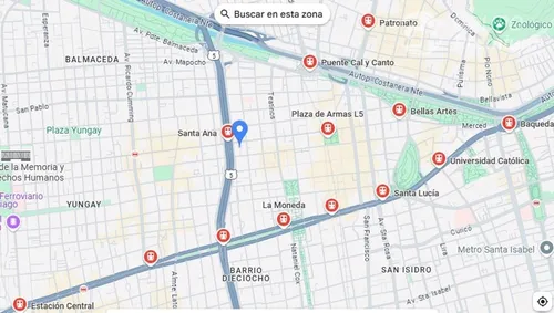 Departamento En Venta De 1 Dormitorio En Santiago