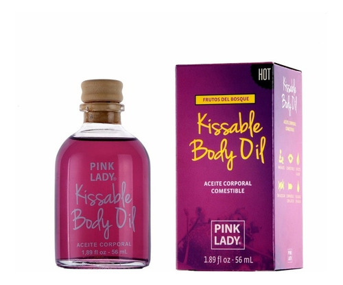 Gel Lubricante Comestible Y Masajes Pink Lady Pack X 3