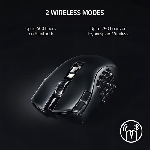 Mouse Gamer Razer Naga V2 Wireless Hyperspeed Sem Fio