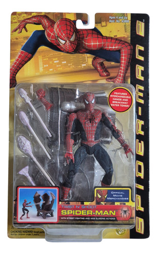 Figura Spiderman 2 Twist N Shoot Manos Intercambio Del 2004