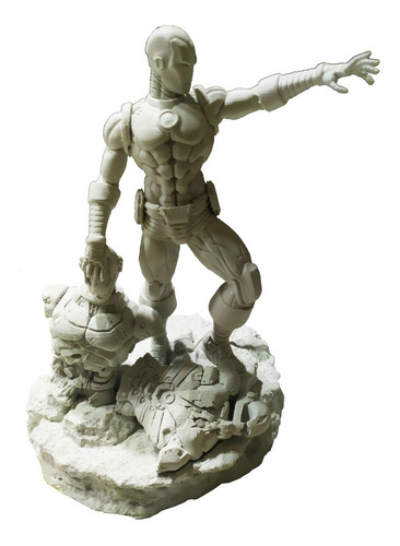 Imagen 1 de 1 de Figura Iron Man Age Of Ultron Impreso 3d Para Pintar