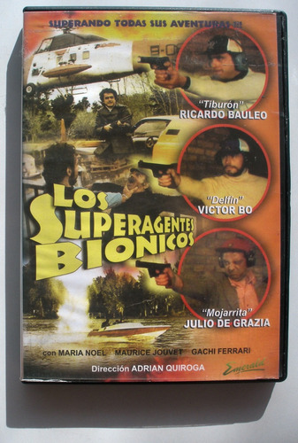 Dvd - Los Superagentes Bionicos - Bauleo Bo De Grazia