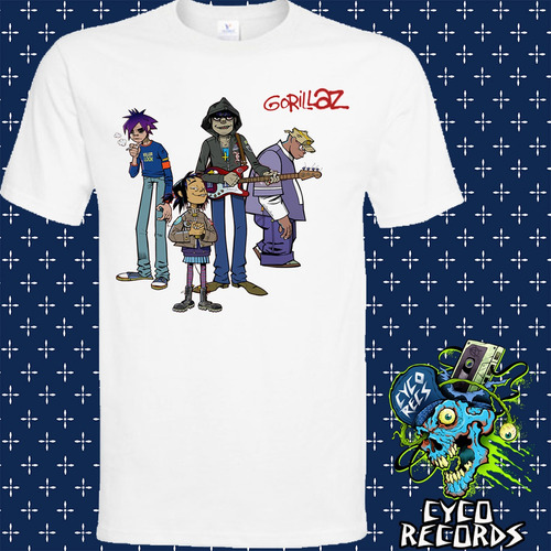 Imagen 1 de 2 de Gorillaz - Band - Animacion - Polera- Cyco Records