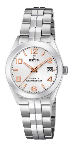 Reloj F20438/4 Festina Mujer Acero Clasico