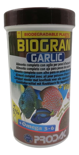 Prodac Alimento Biogran Garlic 120g Acuario Peces Pecera