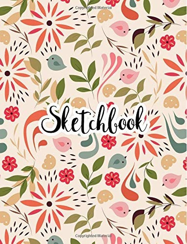 Sketchbook Cute Flower Cover Sketchbook For Girls And Kids S