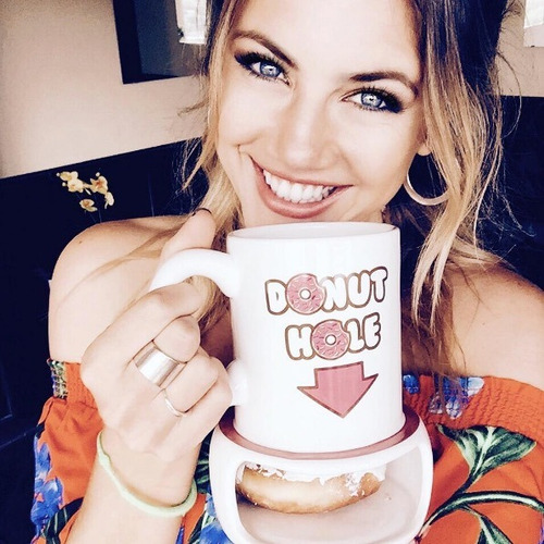 Imagen 5 de 6 de Taza Guarda Dona Donut Hole Bigmouth Inc 473 Ml