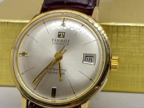 Relógio Pulso Tissot Mod.saestar Swiss/ouro