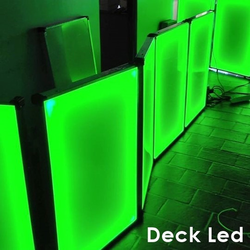 Imagen 6 de 10 de Cabina Dj Rgb (3.30m X 1.10m) 5 Paneles - Deck Led Quilmes
