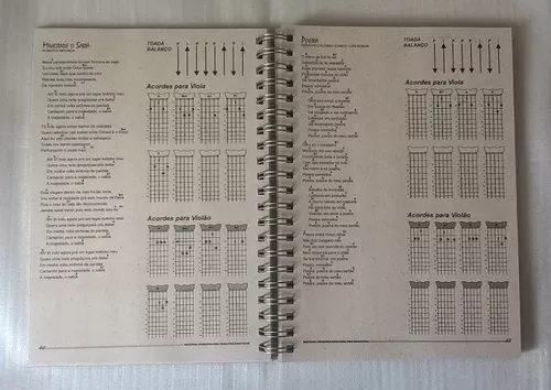 Caderno Sertanejo Letras, Cifras Viola E Violao Premium - Casadei  Instrumentos Musicais