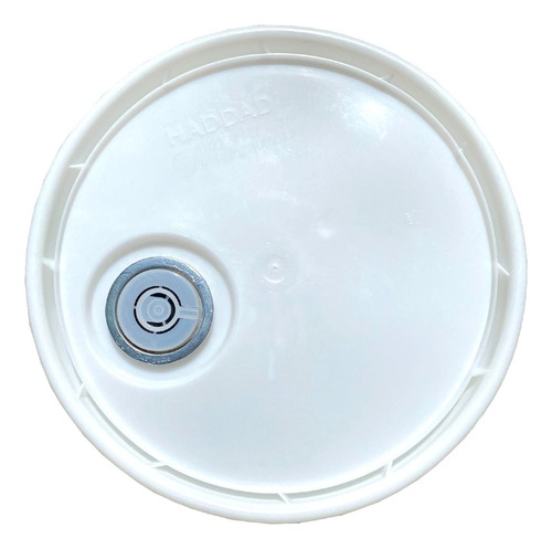 Balde Blanco Liso 16 Litros Con Tapa Con Vertedor, Con Mango