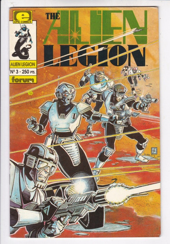 Cómic The Alien Legion Nº3 1991 Muy Bueno