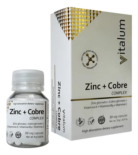 comprar Zinc + Cobre Complex X 30 Cápsulas Hgl Vitalum
