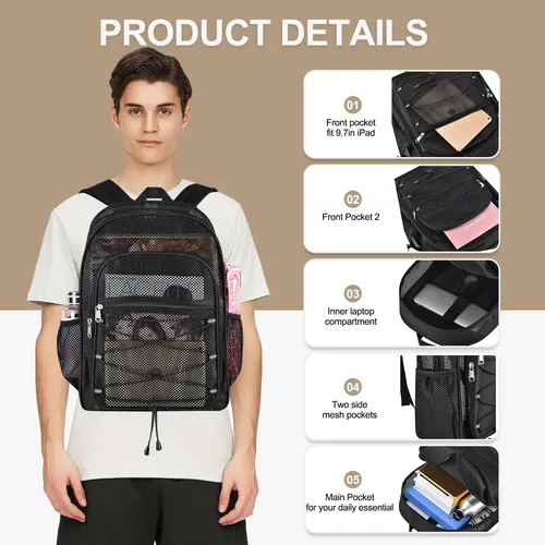 Mochilas de malla hotsell