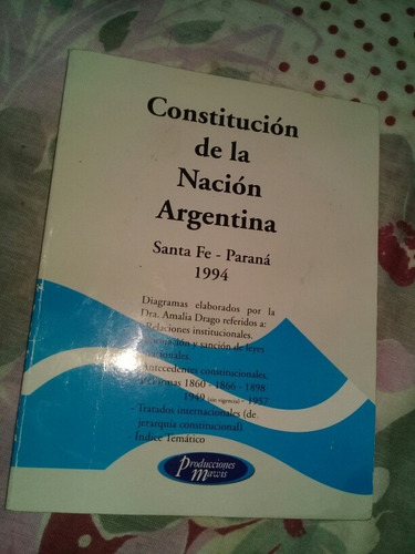 Libro Constitucion Arg Santa Fe 1994