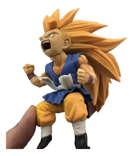 Figura De Acción Goku Fase 3 Gt Dragon Ball Z 15cm