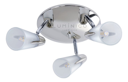 Plafon Aero Ll 3 Luces Apto Led Dormitorio Living Luminico