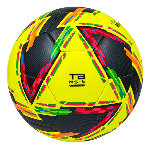 Balón De Fútbol No.4 Cl 2025 Morph Amarillo Cosido A Maquina Amarillo