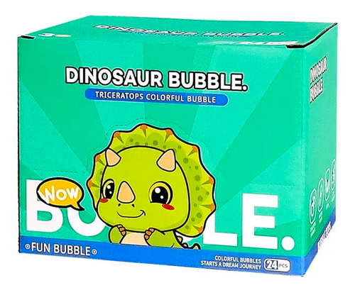 Burbujas Burbujeros Dinosaurio Para Niños 100 Ml 24 Piezas Color Mixto Al Azar