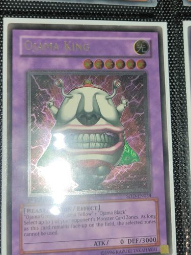 Ojama King Yugiho Ultimate Rare 1st.