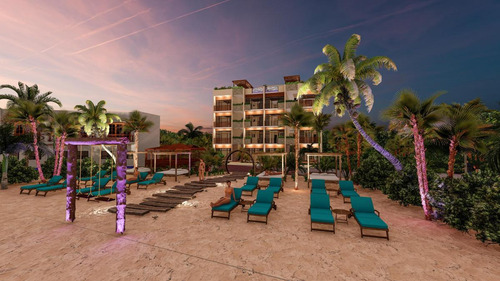 Departamento En Venta Con Vista Al Mar, Equipado Y Amueblado En Mahahual