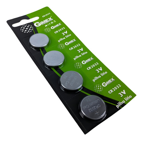 Pilha Cr2032 Lítio 3v Cmos Equipamentos Eletrônicos Cartela
