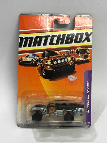 Carros De Colección Sahara Survivor Matchbox 2009