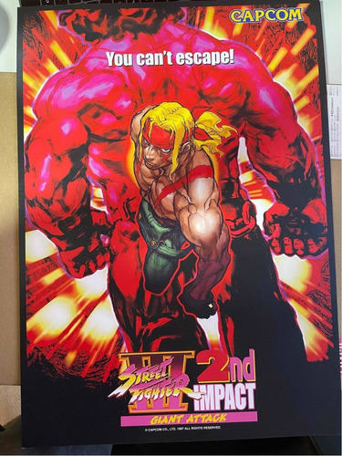 Pôster Street Fighter 3 2nd Impact