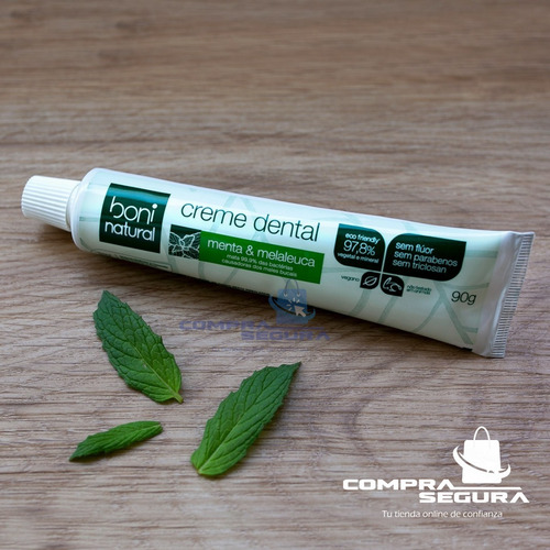 Imagen 6 de 10 de Pasta De Dientes Orgánica Sin Flúor Crema Dental Vegana
