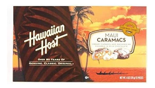 Hawaiano Anfitrión Maui Caramacs - Caja De 6 Oz