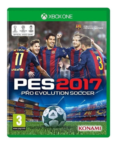Media Física Pro Evolution Soccer 2017 Xbox One