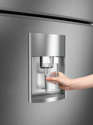 Heladera Whirlpool Wrw41e1 406lts Nofrost Dispenser Inox Eps Color Acero inoxidable 220V