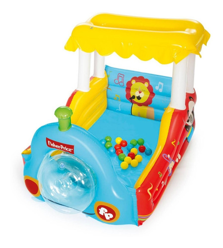 Piscina Inflable Fisher-price Tren Inflable Con Pelotas
