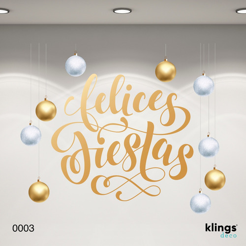 Imagen 9 de 10 de Vidrieras Plotter Vinilos Felices Fiestas Navidad