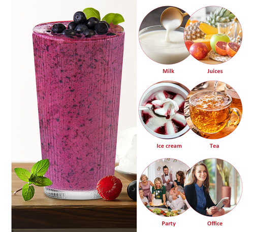 Vaso De Vidrio Con Rayas Verticales, Vaso Portátil Para Bebe
