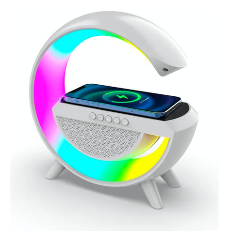 Bocina Intouch Peru Lampara Inteligente G portátil con bluetooth blanca 5V
