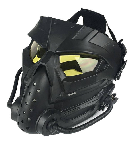 Imagen 3 de 12 de Máscaras Faciales Completas Juego De Caza Amarillo Negro