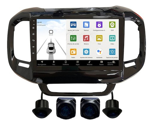Multimedia Especifico Fiat Toro Android Auto Carplay 4/64gb
