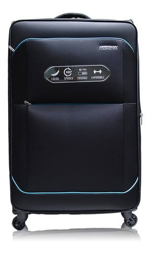 Maleta Grande Suave Boston American Tourister De 29¨ Negro