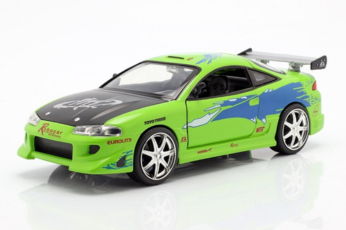 Auto Escala 1/24 Mitsubishi Eclipse Rapidos Y Furiosos