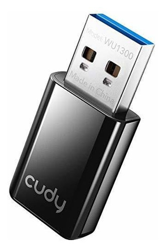 Cudy Wu1300 Ac 1300mbps Adaptador Usb Wifi Para Pc, Tw27h