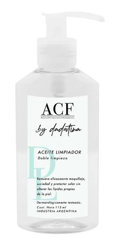 Acf By Dadatina Aceite Limpiador Doble Limpieza 115ml