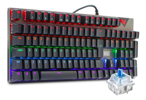 Teclado Mecânico Led Rainbow Switch Kp-tm010